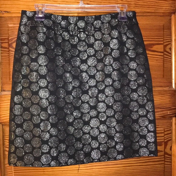 Madison Dresses & Skirts - Madison Skirt Black Silver Glitter Circles 8